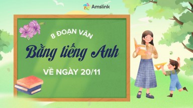 8 ĐOẠN VĂN BẰNG TIẾNG ANH VỀ NGÀY 20/11 
